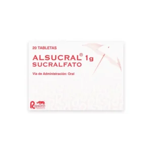 ALSUCRAL 1 GR 20 TABLETAS