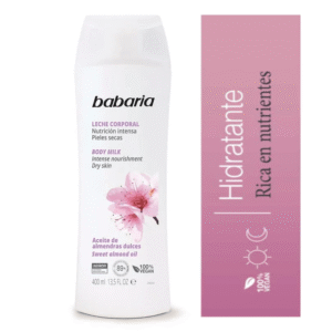CRE.BABARIA BODY MILK ALMENDRAS 400 ML