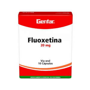 FLUOXETINA 20 MG 10 CAPSULAS GF