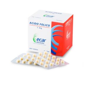 ACIDO FOLICO 1 MG 300 TABLETAS EC