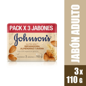 3 JABON JJ ADULTO AVENA 110 GR
