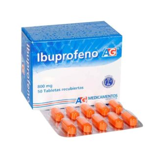 IBUPROFENO 800 MG 50 TABLETAS AG