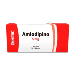 AMLODIPINO 5 MG  30 TBS GF