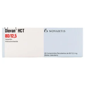 DIOVAN HCT 80/12.5 MG 28 TBS