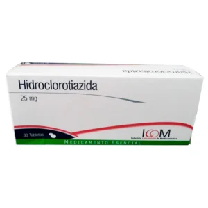 HIDROCLOROTIAZIDA 25 MG 30 TBS ICOM