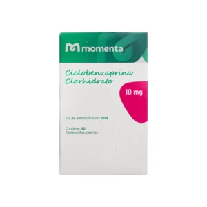 CICLOBENZAPRINA 10 MG. 15 TBS MOMENTA