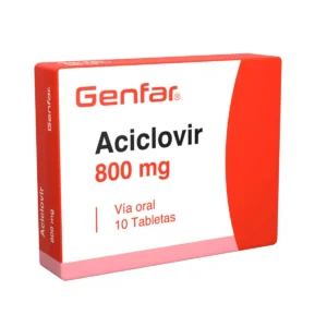ACICLOVIR 800 MG 10 TABLETAS GF