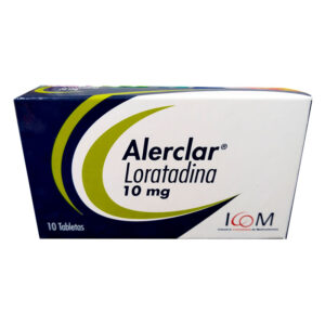 ALERCLAR 10 MG 10 TBS ICOM