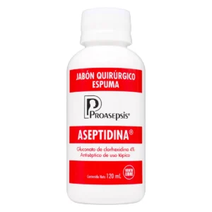 ASEPTIDINA JAB QUIRUR CLORHEXIDINA 120ML