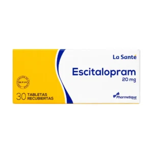 ESCITALOPRAM 20 MG 30 TABS LS