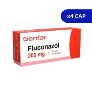 FLUCONAZOL 200 MG 4 CAPSULAS GF