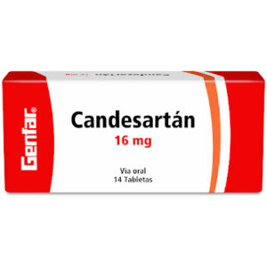 CANDESARTAN 16 MG 14 TABLETAS GF(P)15725