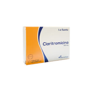 CLARITROMICINA 500 MG 10 TABLETAS LS