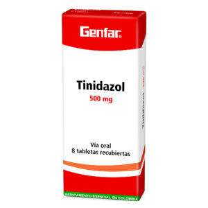 TINIDAZOL 500 MG 8 TABLETAS GF