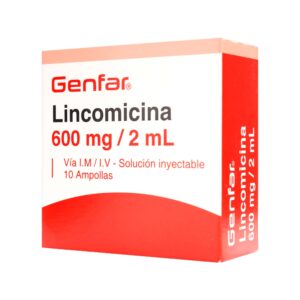 LINCOMICINA 600 MG 10 AMPOLLAS GF