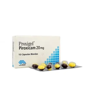 PROXIGEL PIROXICAM 20 MG 10 CAPSULAS