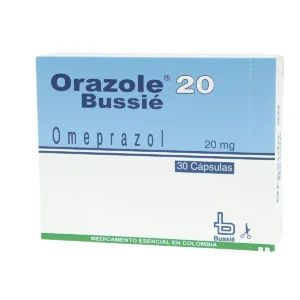 ORAZOLE 20 MG 30 CAPSULAS