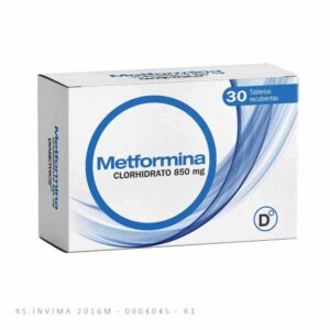 METFORMINA 850 MG 30 TABS