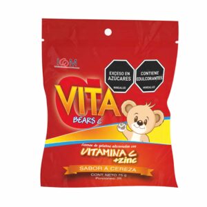 GOMAS VITABEARS C+ZINC CEREZA 25UND ICOM