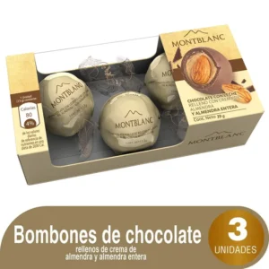 BOMBONES MONTBLANC ALMENDRAS 3 UND
