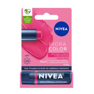 LABIAL NIVEA HIDRA COLOR ROSADO