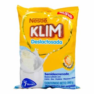 LECHE KLIM DESLACTOSADA SEMIDESCRE.840 G
