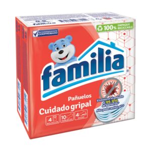PANUELOS FAMILIA CUIDADO GRIPAL 4 UND