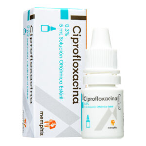CIPROFLOXACINA 0.3%GOTAS OFTAL.5ML MP