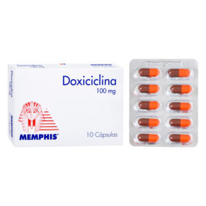 DOXICICLINA 100 MG 10 TBS MP