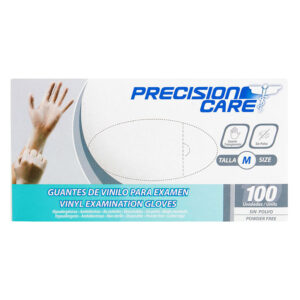 GUANTE DE VINILO PRESICION CARE M 100 UD