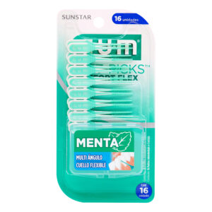 CEPILLO INTER. GUM FLEXIBLE MENTA 16 UND