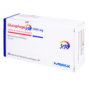 GLUCOPHAGE XR 1000 MG 30 TB(A)(3%+)(PAE)