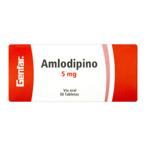 AMLODIPINO 5 MG  30 TBS GF