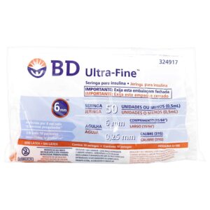 JERINGA BD INS.0.5 ML 31GX6MM 10 UND
