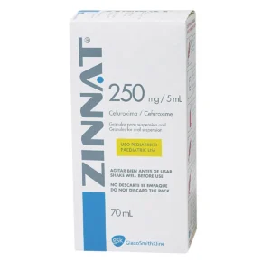 ZINNAT 250 MG SUSP.70 ML (3%+)(A)(PAE)