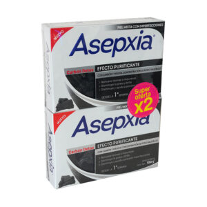 2 JABON ASEPXIA CARBON BA 100 GR.(SF)