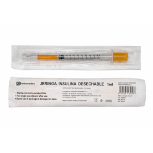 JERINGA INSULINA 1 ML 100 UND AMALGADENT