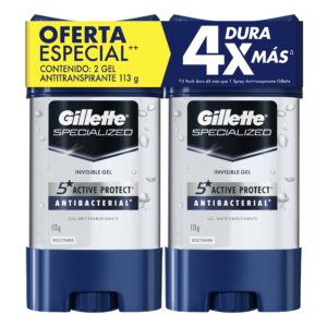2 DTE GILLETTE CLEARGEL PROT.ANT.113PACK