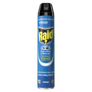 RAID SPRAY ZANCUDOS Y MOSCAS 400 ML