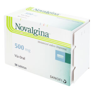 NOVALGINA 500 MG 50 TBS