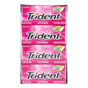CHICLE TRIDENT EVUP COOL BUBBLE 12 UND