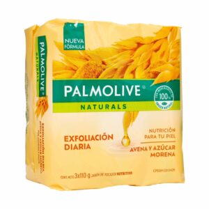 3 JAB.PALMOLIVE AVENA.AZUCAR MORENA 110G