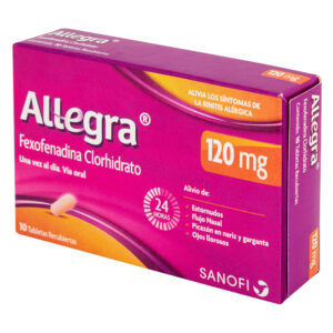 ALLEGRA 120 MG 10 COMPRIMIDOS (3%+)