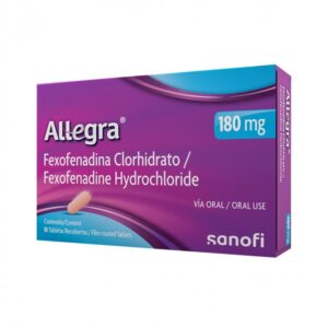 ALLEGRA 180 MG 10 TABLETAS (3%+)(A)(PAE)