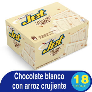 CHOCOLATINA JET BLANCA 18 UND 120024