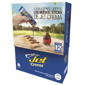 CHOCOLATINA JET CREMA 18 GR 12 UNDS