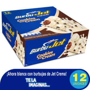 CHOC.JET BURBUJET BLANCA 50 GR 12 UNDS