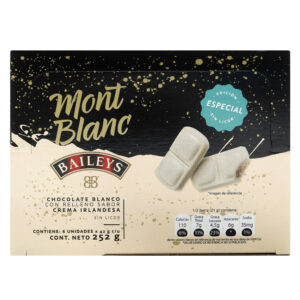 CHOCOLATE BLANCO MONTBLANC BAILEYS 6 UND