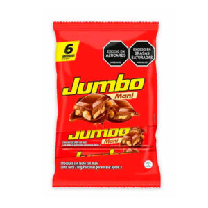 CHOCOLATINA JUMBO MANI 35 GR 6 UNDS