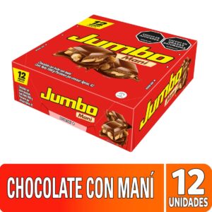 CHOCOLATINA JUMBO MANI 90 GR 12 UNDS